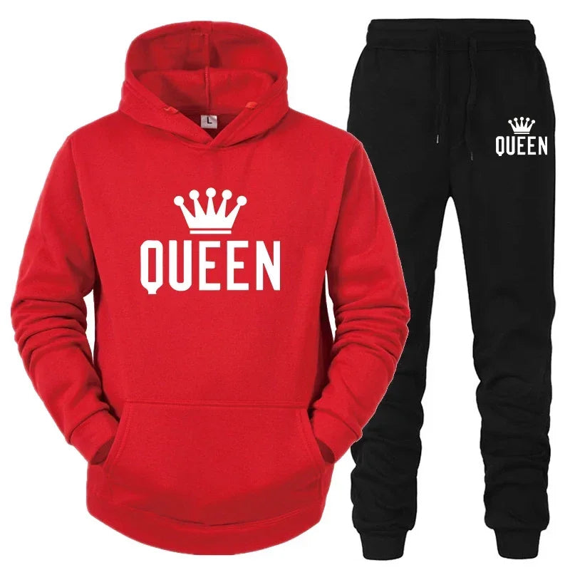 Funki Findz | Activewear | Unisex King Queen Hooded Sweat Suits