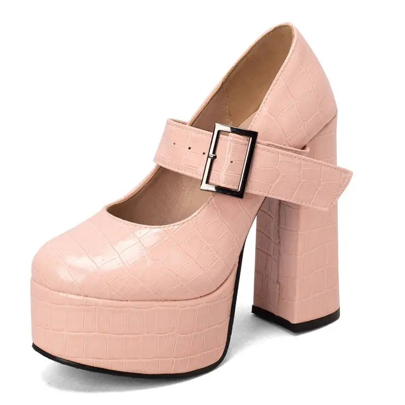 Funki Findz | Shoes | Women's Super-High Mary Jane Platforms