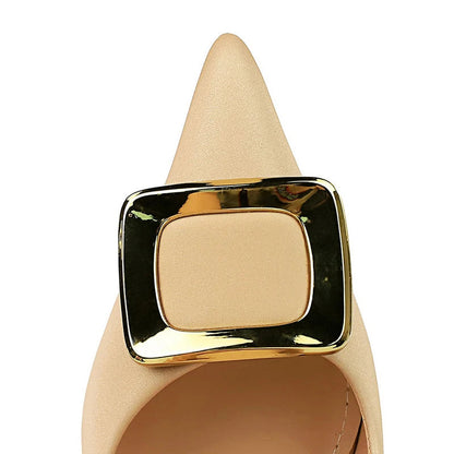 Funki Findz | Shoes | Women's Square Buckle Cut Out Pumps