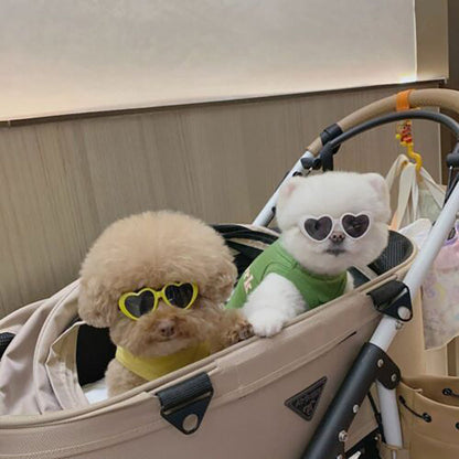 Funki Findz | Pet Sunglasses | Cute Heart Shaped Pet Sunnies