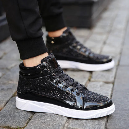 Funki Findz | Boots | Men's Women's Bling Lace Up Sneakers