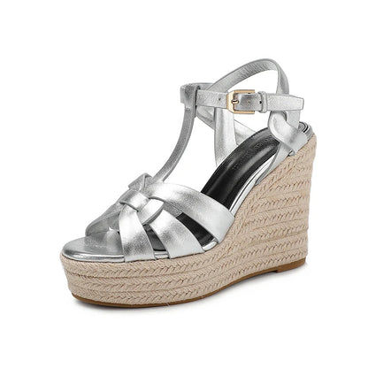 Funki Findz | Shoes | Women's Cross Plait High Wedge Sandals