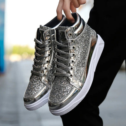 Funki Findz | Boots | Men's Women's Bling Lace Up Sneakers