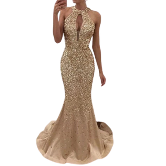 Funki Findz | Dresses | Women's Long Shimmery Mermaid Gown