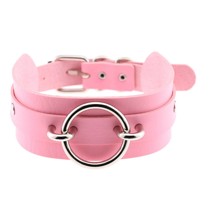 Funki Findz | Necklaces | Women's Gothic O Ring Choker Collar