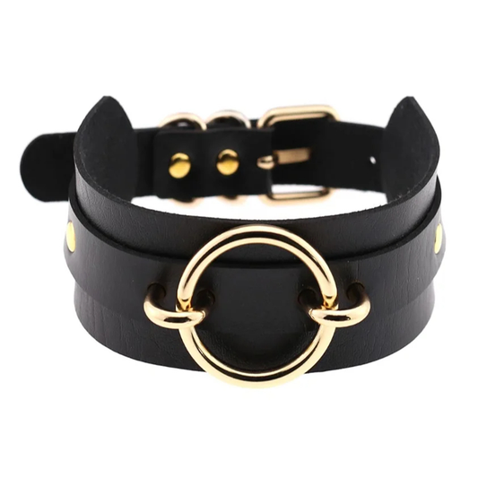 Funki Findz | Necklaces | Women's Gothic O Ring Choker Collar