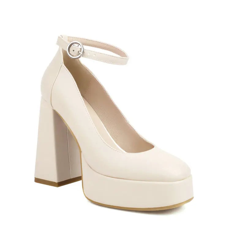Funki Findz | Shoes | Women's High Formal Mary Jane Platforms