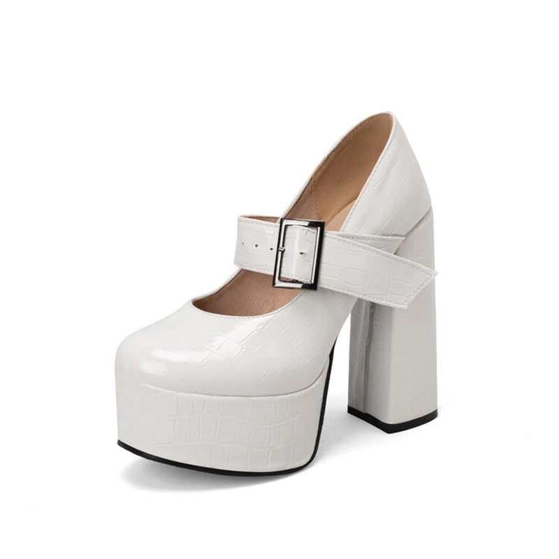 Funki Findz | Shoes | Women's Super-High Mary Jane Platforms