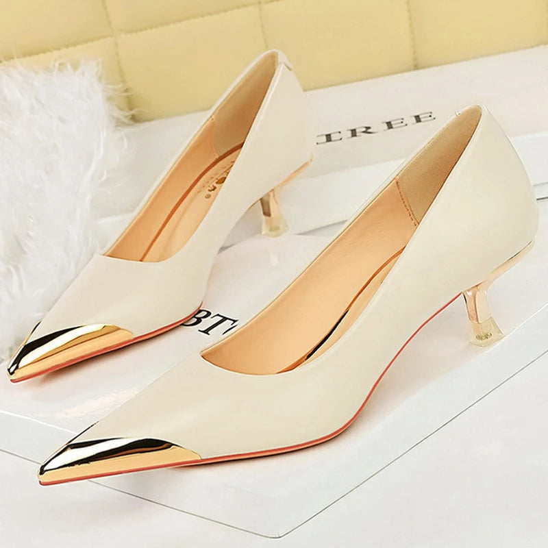Funki Findz | Shoes | Women's Dress Shoes Metal Toe and Heel