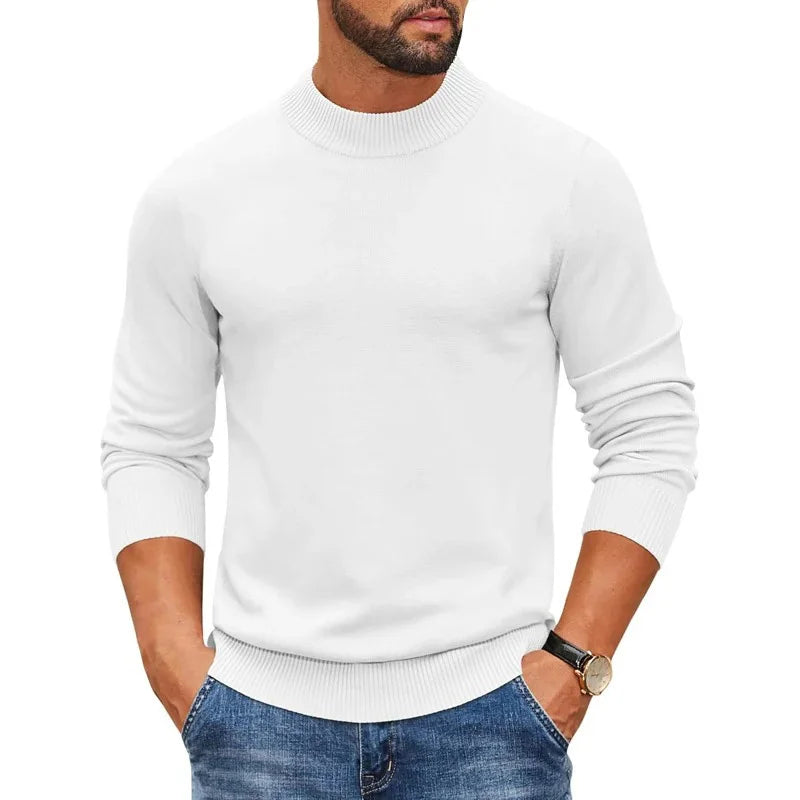 Funki Findz | Sweaters | Men's Slim Fit Round-neck Casual Pullover