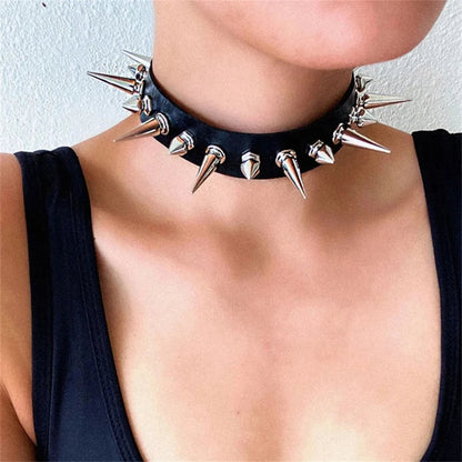 Funki Findz | Necklaces | Women's Spike Collar Gothic Necklace