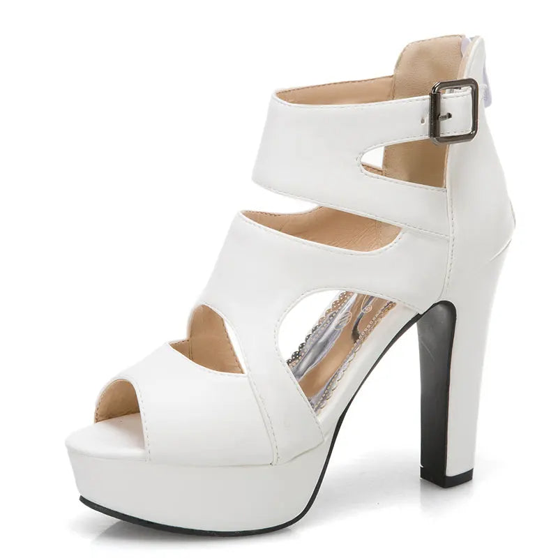 Funki Findz | Shoes | Women's Block Heeled Platform Sandals