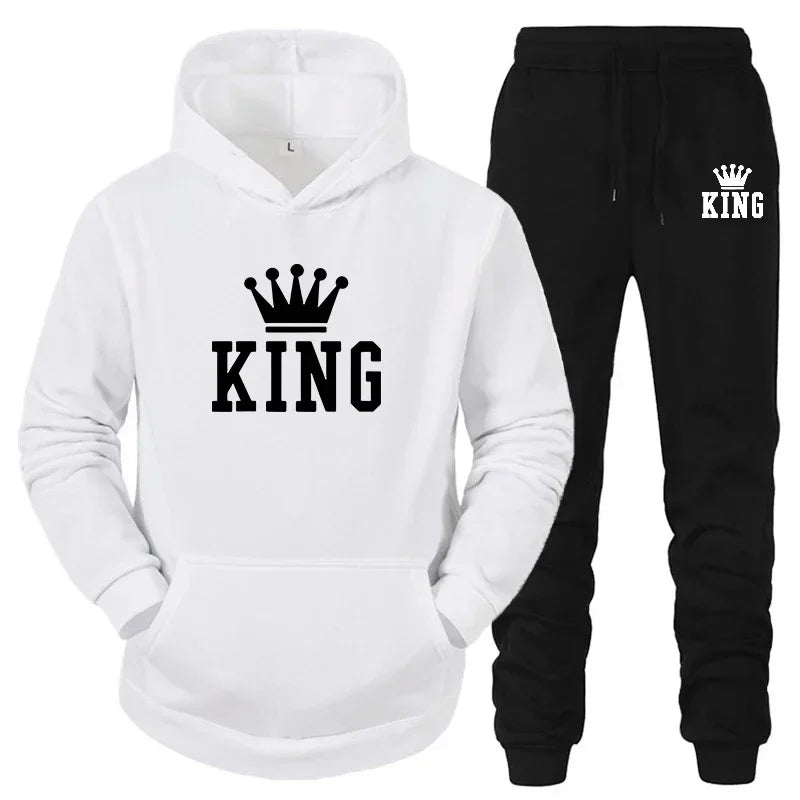 Funki Findz | Activewear | Unisex King Queen Hooded Sweat Suits