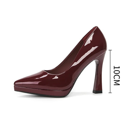 Funki Findz | Shoes | Women's Elegant Patent High Heel Pumps