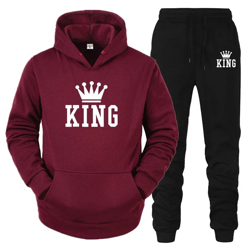 Funki Findz | Activewear | Unisex King Queen Hooded Sweat Suits