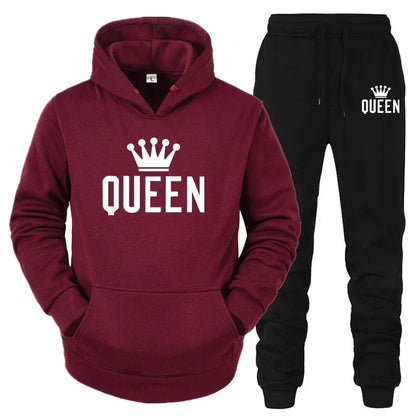 Funki Findz | Activewear | Unisex King Queen Hooded Sweat Suits