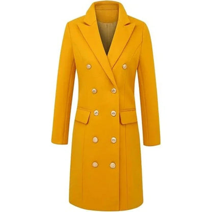 Funki Findz | Jackets | Women's Military Style Buttoned Overcoat