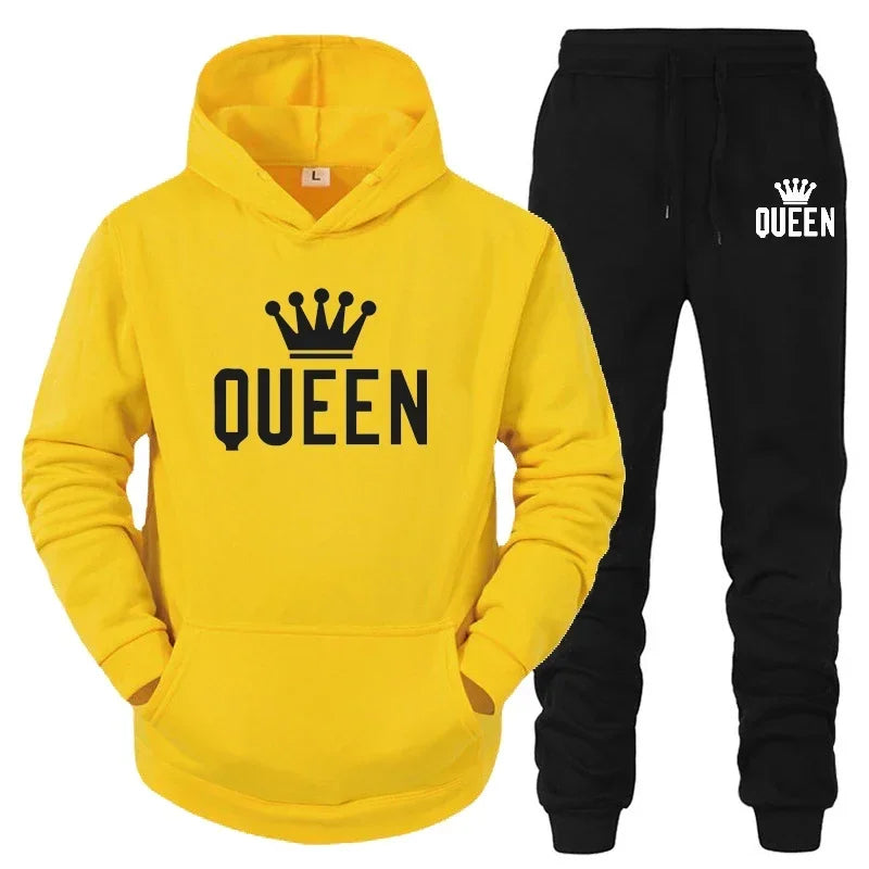 Funki Findz | Activewear | Unisex King Queen Hooded Sweat Suits