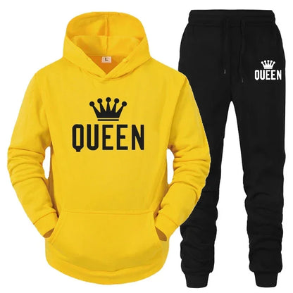 Funki Findz | Activewear | Unisex King Queen Hooded Sweat Suits